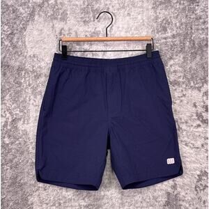 TOPO Designs Shorts Small Mens Blue Nylon Patch Pocket